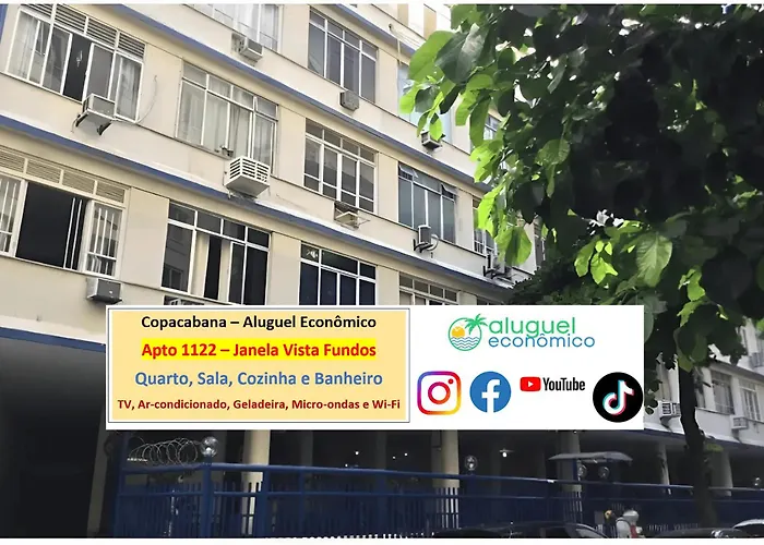 Copacabana - Apto 1122 - Aluguel Econômico Rio de Janeiro